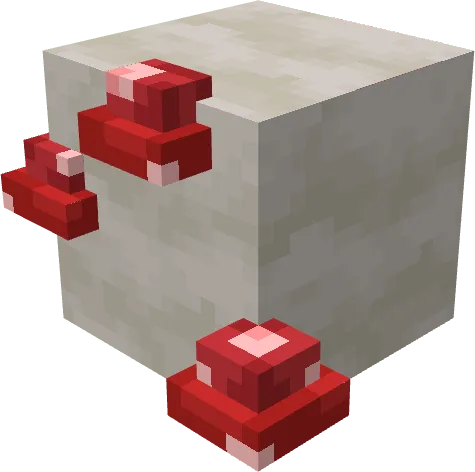 Red Lateral Mushroom Block Mushroom
