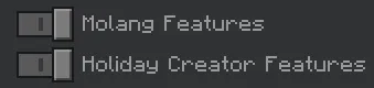 Enabled Experimental Features