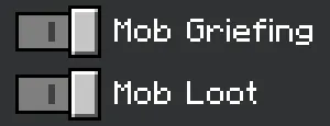 Enabled Mob Griefing and Mob Loot