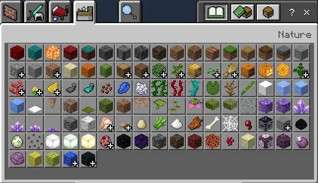Nature Tab: Screenshot