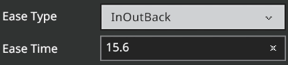 Ease Type & Time Settings