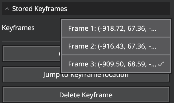 Player Location & Rotation Settings