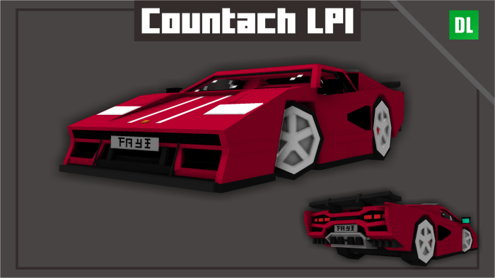 Lamborghini Countach LPI: Model