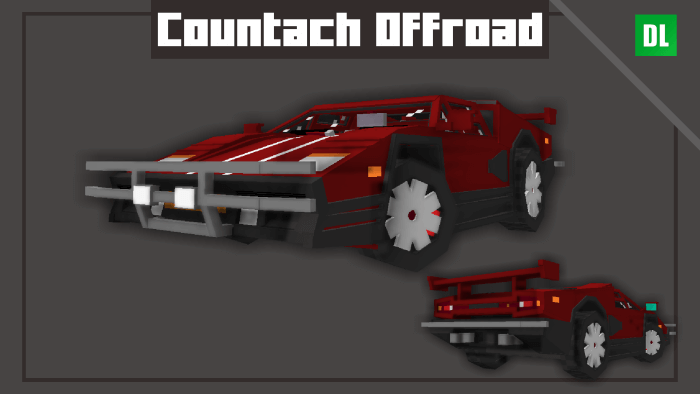 Lamborghini Countach Offroad: Model