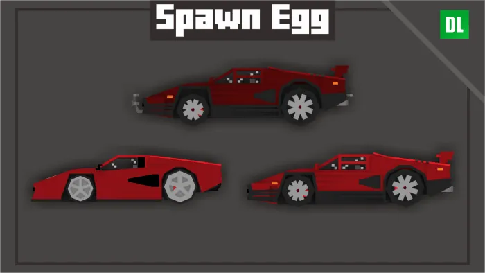 Lamborghini Countach Spawn Eggs