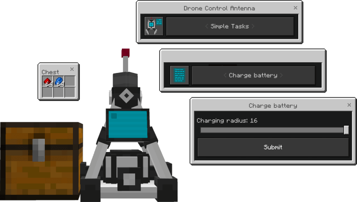 Charge Battery Menu