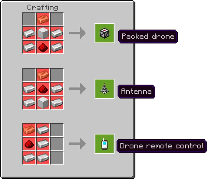 Drone Item Craftings