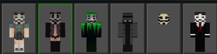 Anonymouscraft Skin Pack Skins