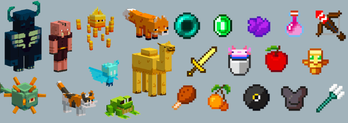 Items & Mobs: Screenshot