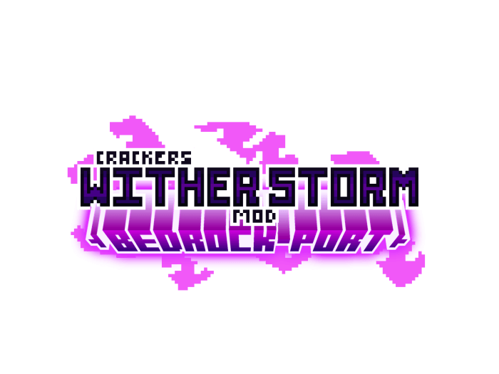 Cracker's Wither Storm Mod Bedrock Port Logo