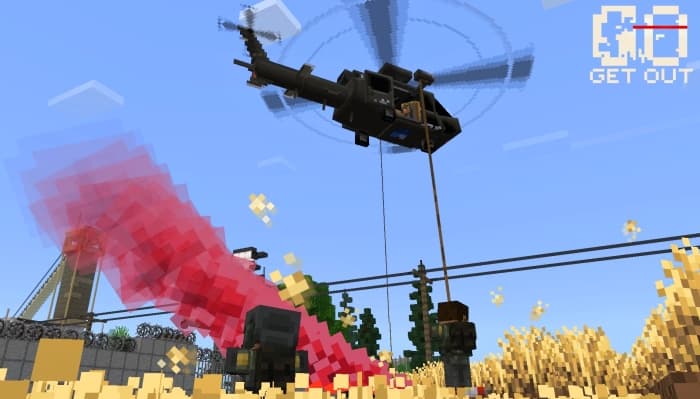 Signal Flare and Helicopter: Screenshot