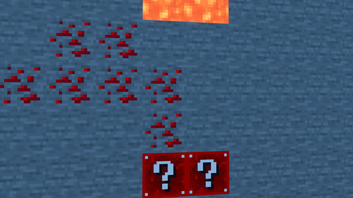 Redstone Lucky Blocks: Screenshot