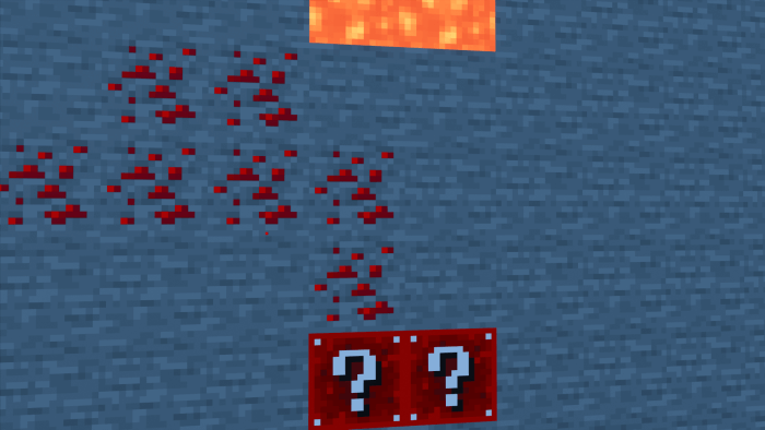 Redstone Lucky Blocks: Screenshot