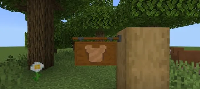 Sign with armor: Screenshot