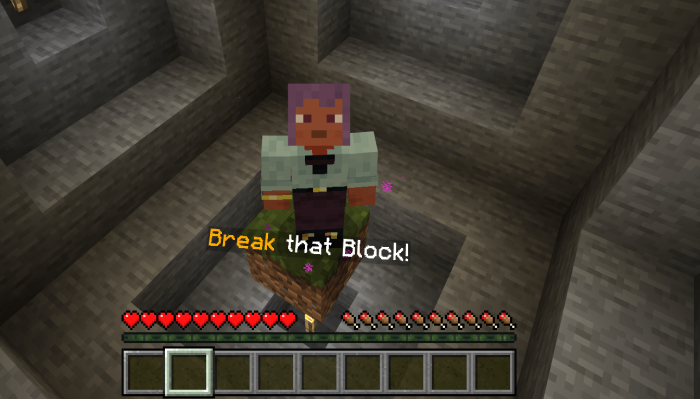 One Block in a Stone Only World: Screenshot 1