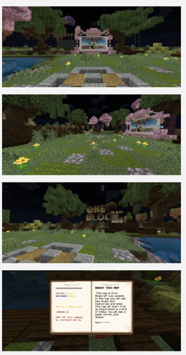 One Block Minecraft: More Screenshots