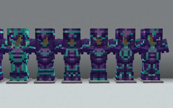 Diamond armor with amethyst trims: Screenshot 2