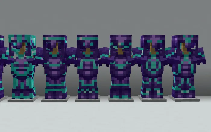 Diamond armor with amethyst trims: Screenshot 2