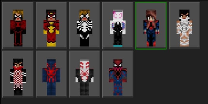 Spider Woman Skin Pack Skins