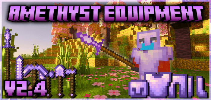 Amethyst Armor, Tools & Spear Addon