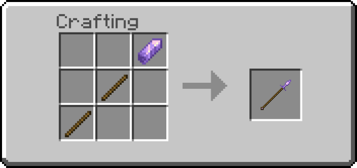 Amethyst Spear Recipe