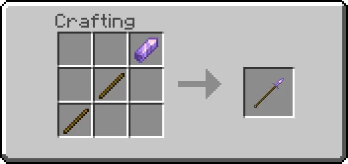 Amethyst Spear Recipe