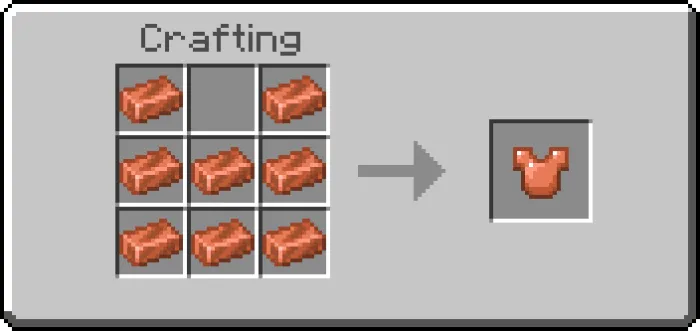 Copper Chestplate Recipe