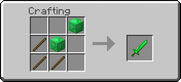 Emerald Greatsword Recipe