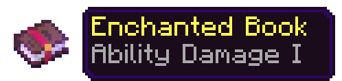 Enchanted Book: Ability Damage I