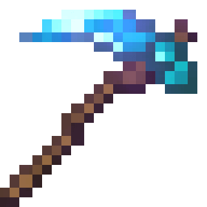 Enchanted Diamond Scythe