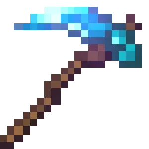 Enchanted Diamond Scythe