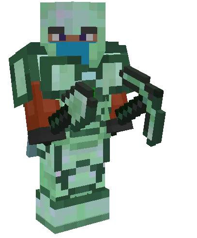 Equipped Aetherite Armor, Tools & Weapons: (Shovel and Pickaxe)