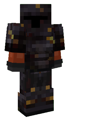 Equipped Gilded Netherite Armor