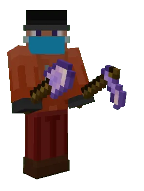 Equipped Tools: Amethyst Shovel & Hoe