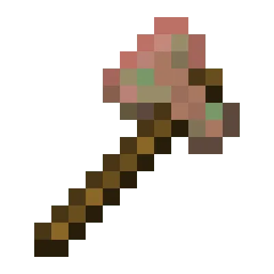 Exposed Copper Axe