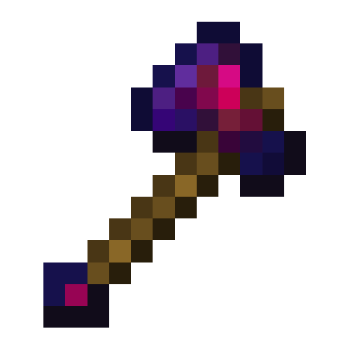 Glowing Obsidian Axe