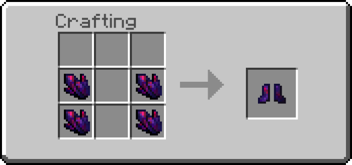 Glowing Obsidian Boots Recipe