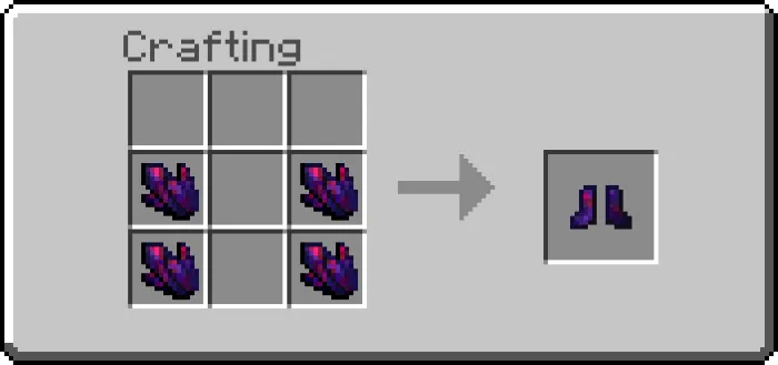 Glowing Obsidian Boots Recipe