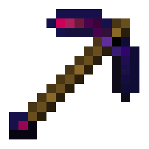 Glowing Obsidian Pickaxe