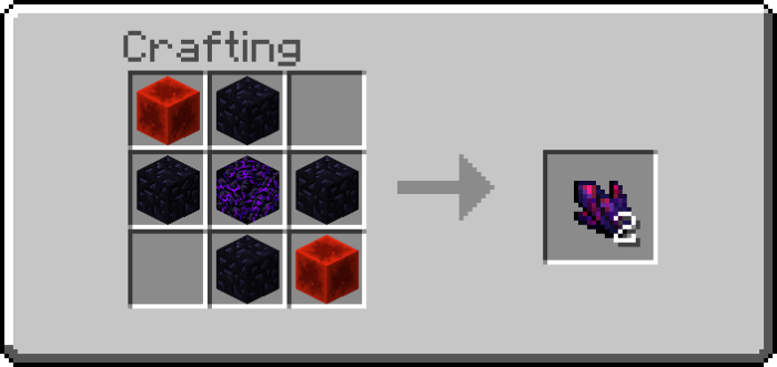 Glowing Obsidian Shards Recipe