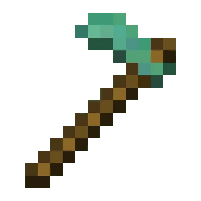 Oxidized Copper Hoe