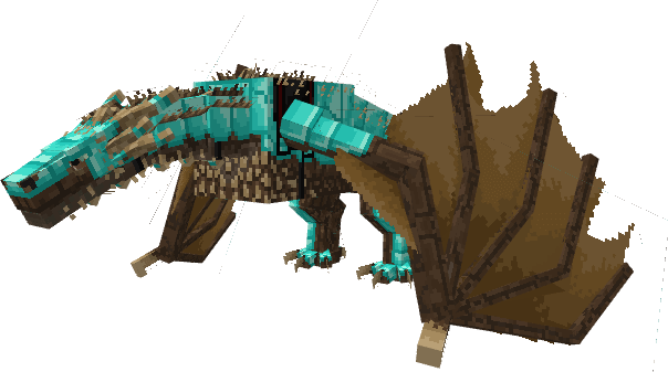 Dragon with Diamond Dragon Armor