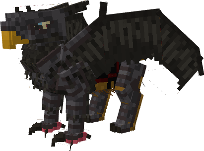 Griffin with Netherite Griffin Armor