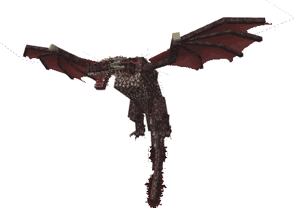 Ruby Fire Dragon Model