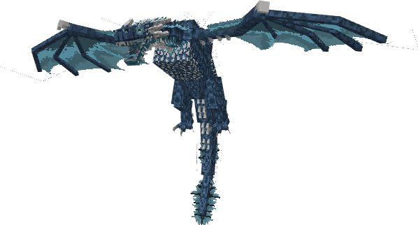 Sapphire Ice Dragon Model