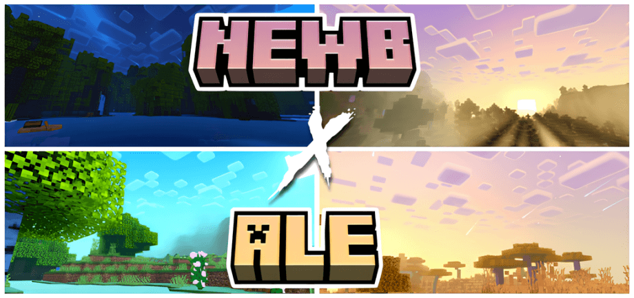 Thumbnail: Newb X Ale Shader | Support RenderDragon (Compatible With 1.21.20+ Apk Patch)