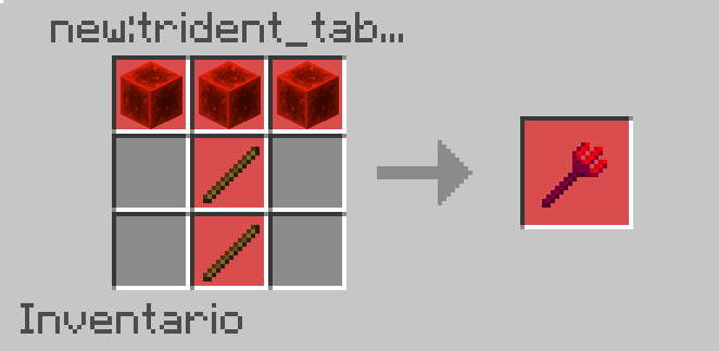 Redstone Trident Recipe