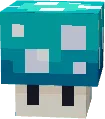 Cyan Mushroom Night Light