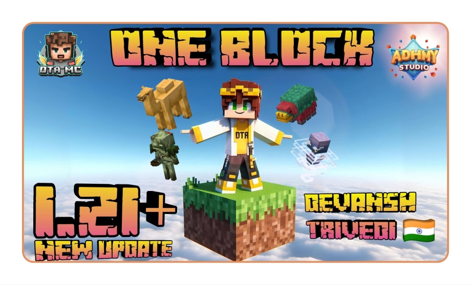 Thumbnail: One Block Minecraft 1.21+