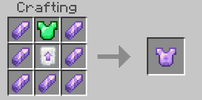 Amethyst Chestplate Recipe